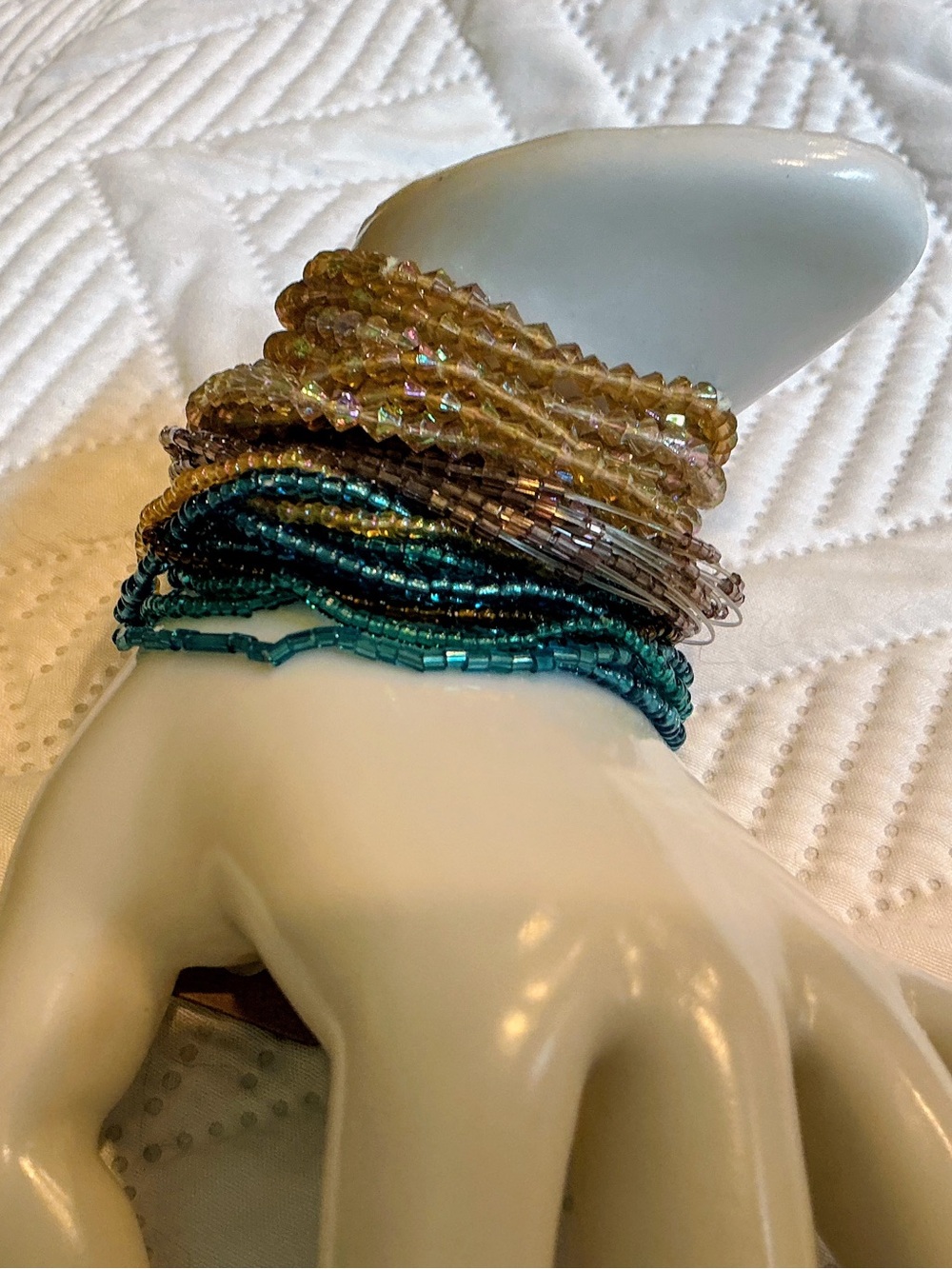 23 Piece Set Beaded Bracelets Seed Bead